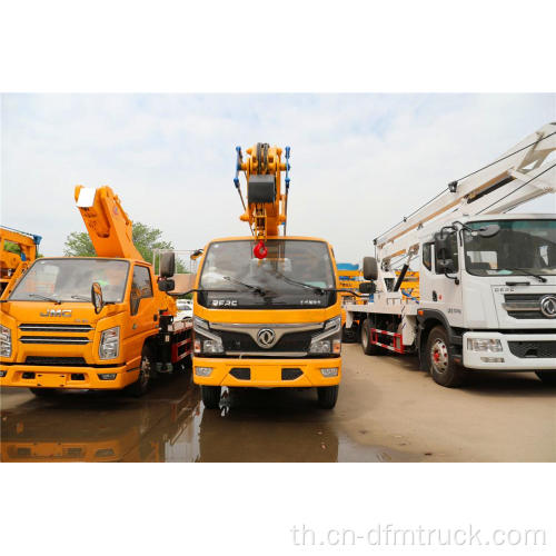 Dongfeng Bucket Truck 18m รถบรรทุกแพลตฟอร์มการทำงานทางอากาศ